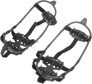Outdoor Climbing Accessories 24 Teeth Shoe Spiked Grips Cleats Crampons Climbing Anti Slip Shoes Cover Ski Accessories Outdoor Camping Hiking Traveling Anti-Slip and wear-Resistant