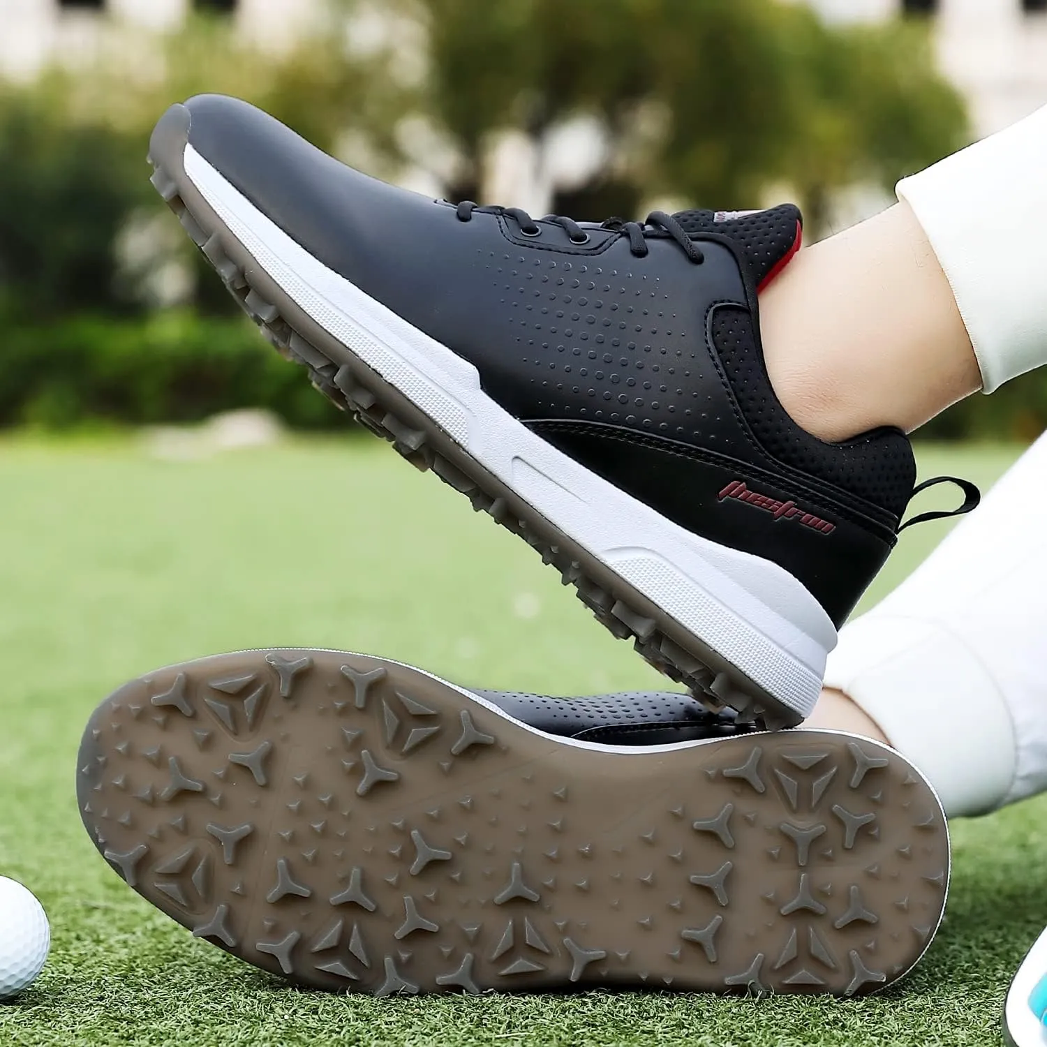 Professional Men Golf Shoes Comfortable Spikeless Outdoor Golf Walking Sport Sneakers for Men
