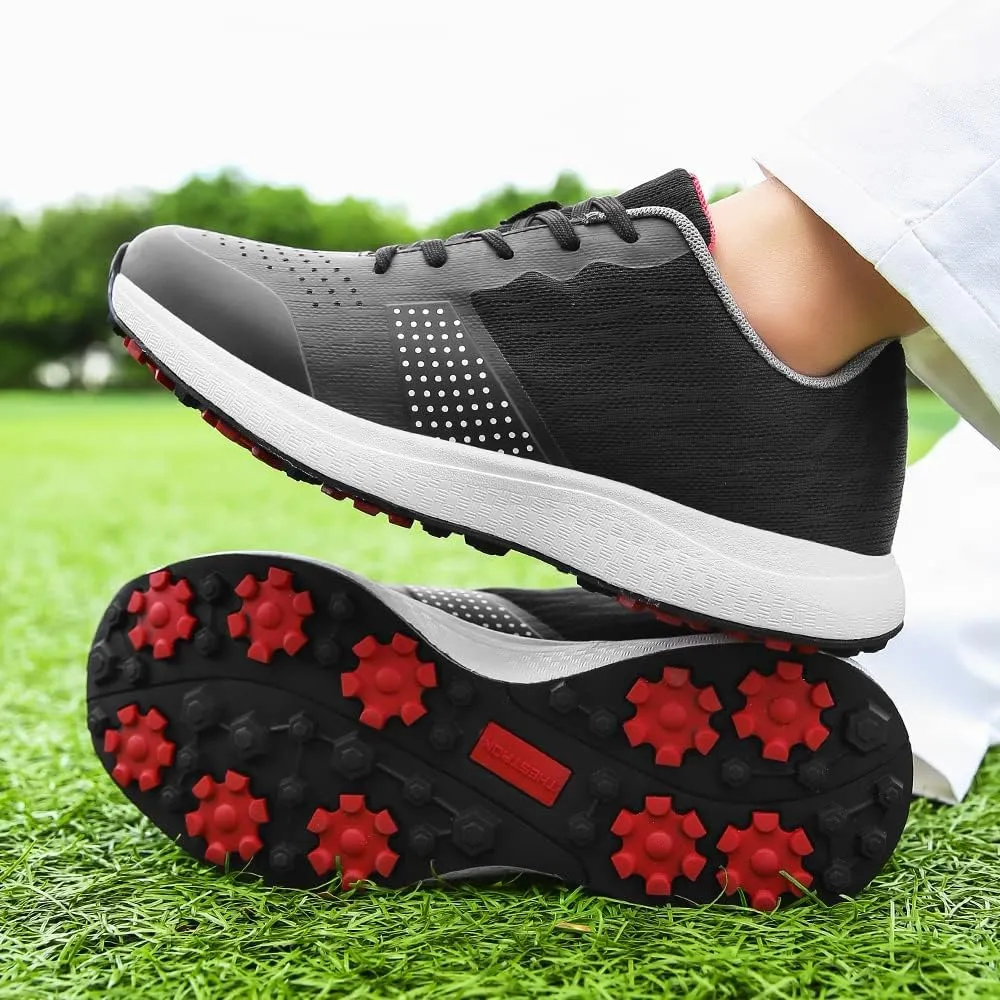 Professional Men Golf Shoes Comfortable Spikeless Outdoor Golf Walking Sport Sneakers for Men