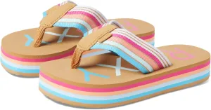Roxy Girl's Chika Hi (Little Kid/Big Kid) Baja Blue/Crazy Pink 5 Big Kid M