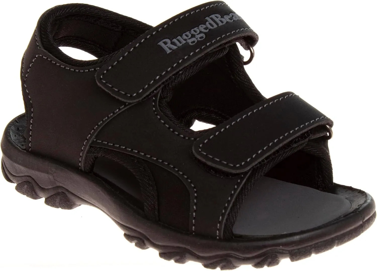 Rugged Bear Kids Boys Girls Open-Toe Outdoor Sport Water Sandals - beach pool slide adjustable strap shoes athletic summer (Toddler/Little Kid/Big Kid)