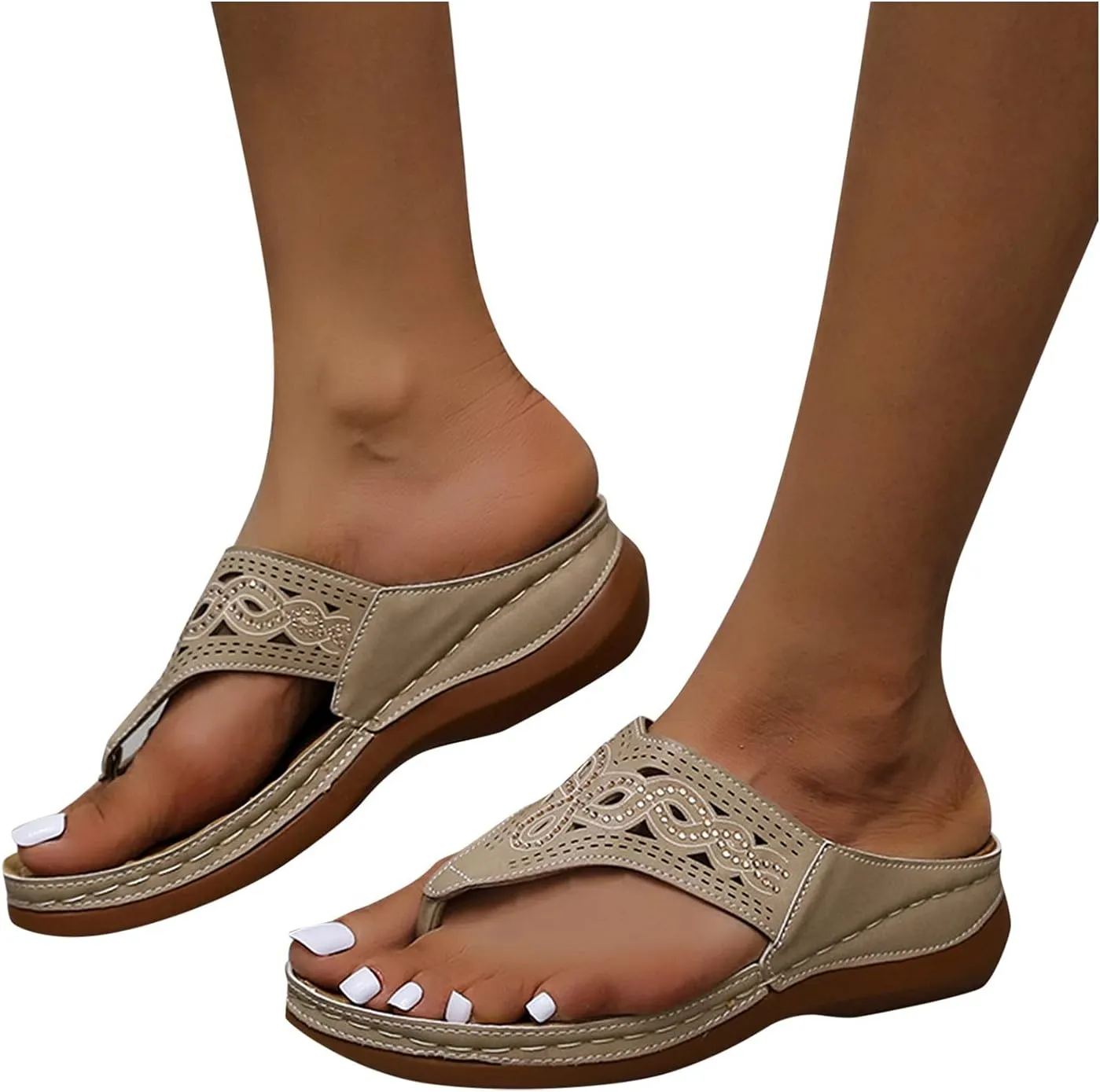 Sandals Women Orthopedic Wide Toe Box Shoes Women Mens Orthopedic Slides Plantar Gold Flat Sandals for Women Dressy Plantar Fasciitis Shoe Arch Support Platform Sandals Women Heel