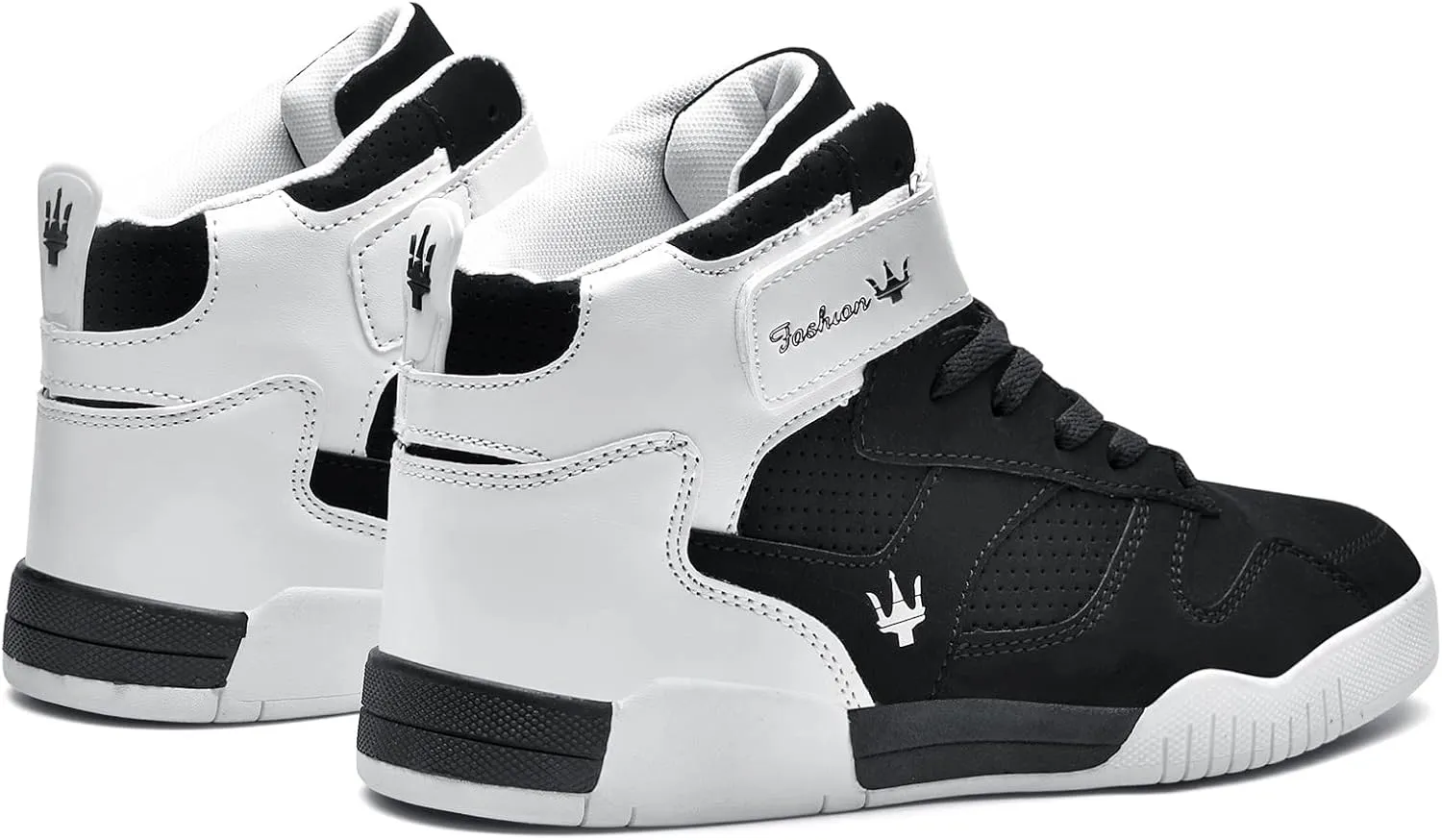 Shoes Men's High Top Fashion Sneakers Outdoor Casual Sports Shoes Training Leather Shoes Mens Flats