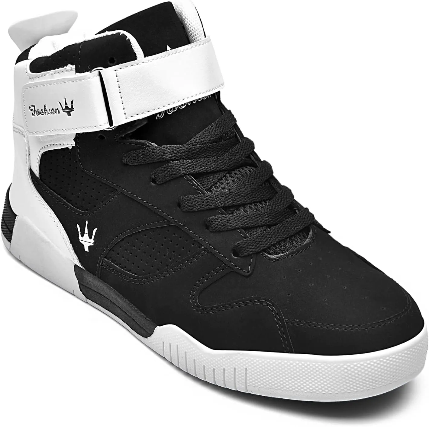 Shoes Men's High Top Fashion Sneakers Outdoor Casual Sports Shoes Training Leather Shoes Mens Flats