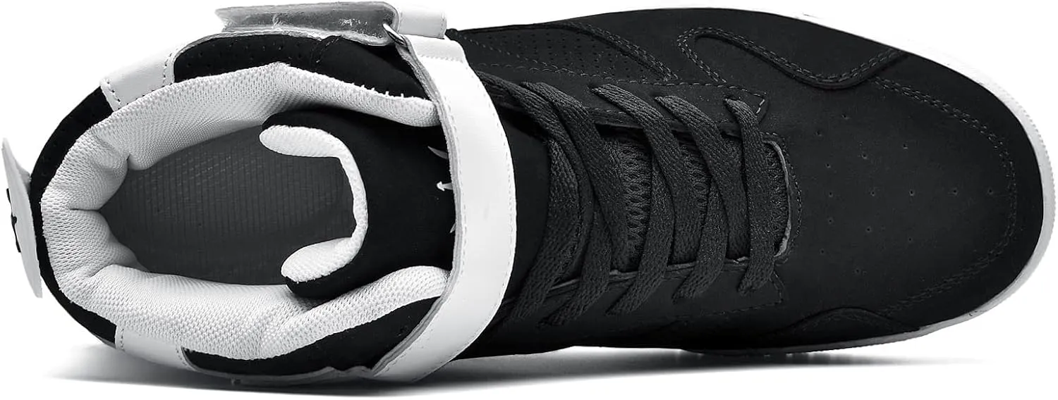 Shoes Men's High Top Fashion Sneakers Outdoor Casual Sports Shoes Training Leather Shoes Mens Flats
