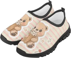 Slip-On Walking Shoes for Children Soft Casual Flat Non-Slip Shoes Low-Top Outdoor Sneakers Boys Girls US Size 11-15