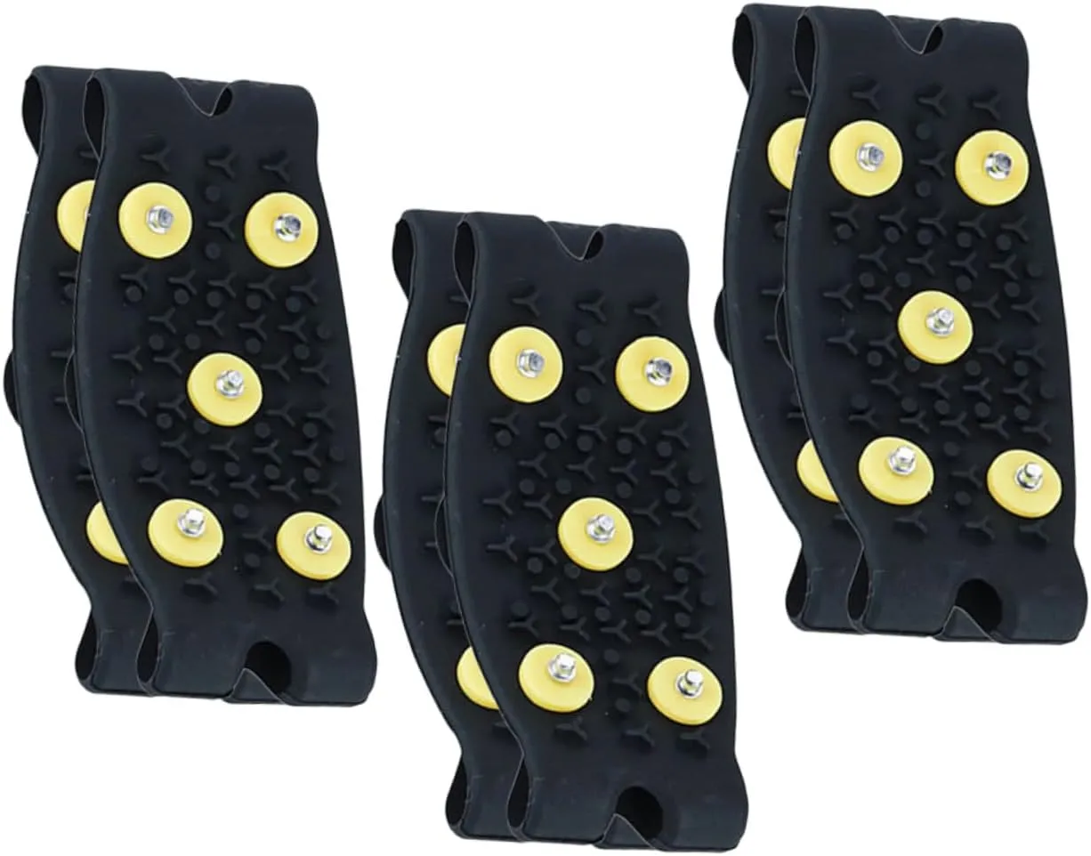 Snowproof Crampons for Shoes Non-Slip Ice Grippers Spikes Mountaineering Accessory