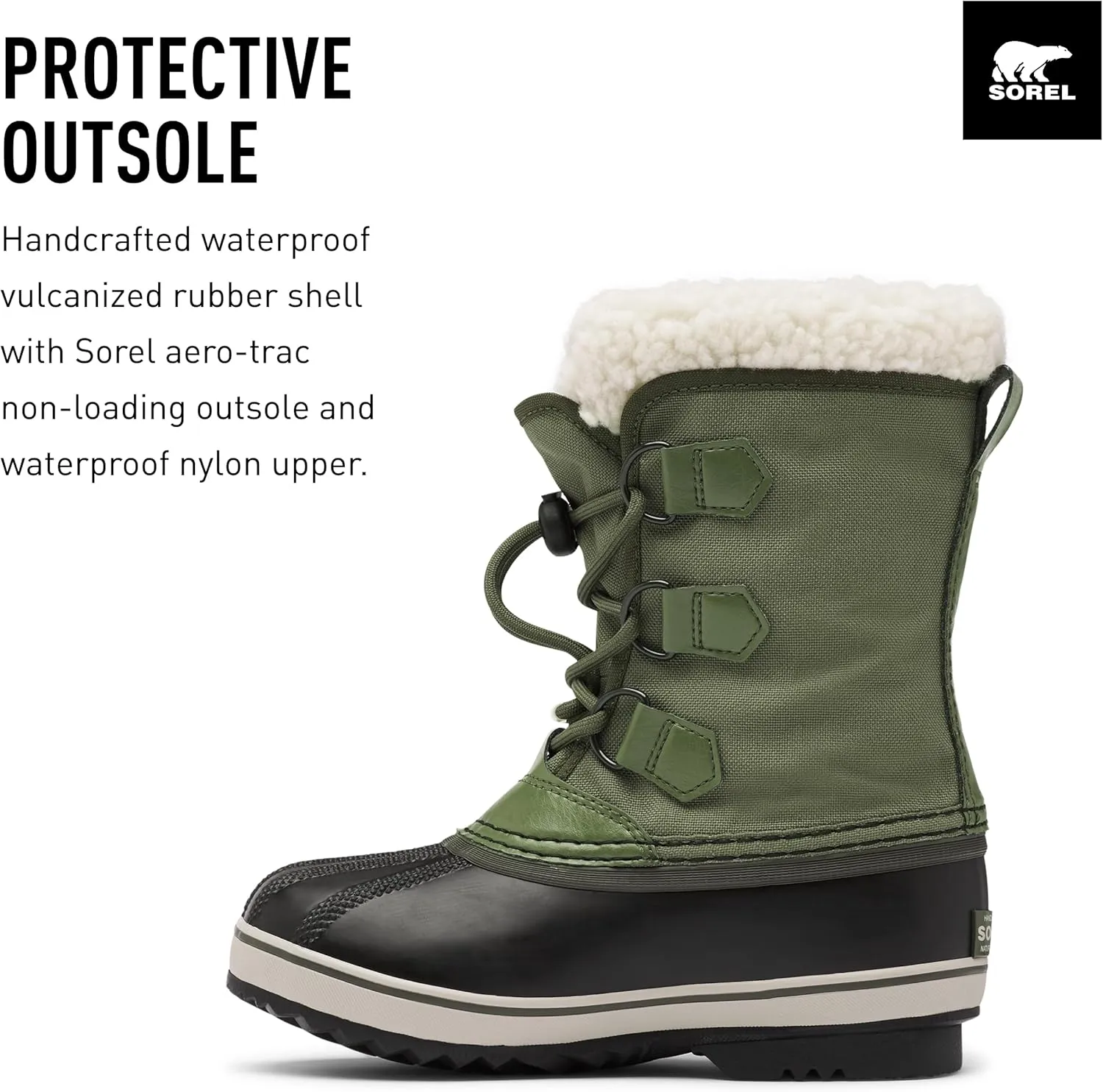 Sorel Children's Yoot Pac Nylon Waterproof Boot