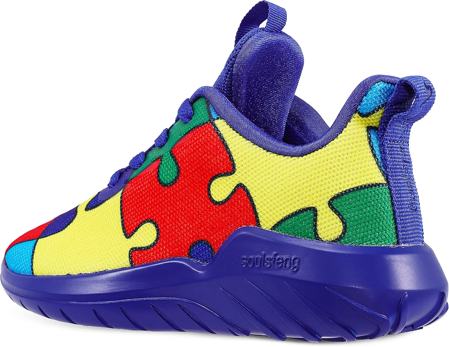 Soulsfeng Kids Tennis Shoes Lightweight Breathable Boys Running Shoe Fashion Walking Sneakers for Girls (Little Kid/Big Kid)