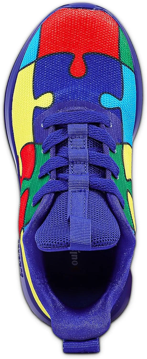 Soulsfeng Kids Tennis Shoes Lightweight Breathable Boys Running Shoe Fashion Walking Sneakers for Girls (Little Kid/Big Kid)
