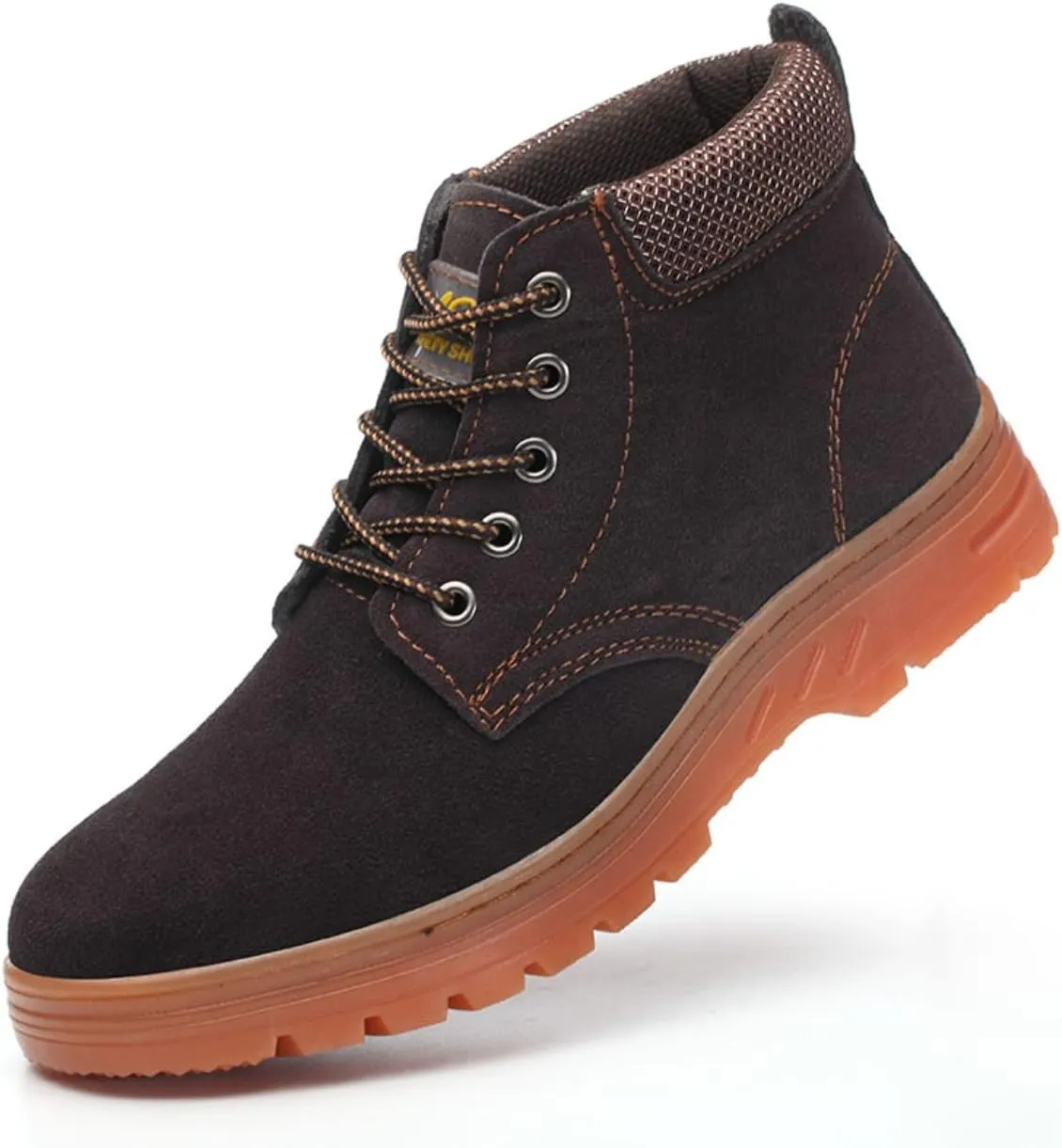 Steel Toe Shoes for Women Lightweight Work Safety Shoes Fashion Breathable Industrial Construction Steel Toe Sneakers