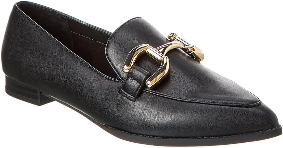 Steve Madden Women's Verta Pointed Toe Bit Loafers US 8.5 Black