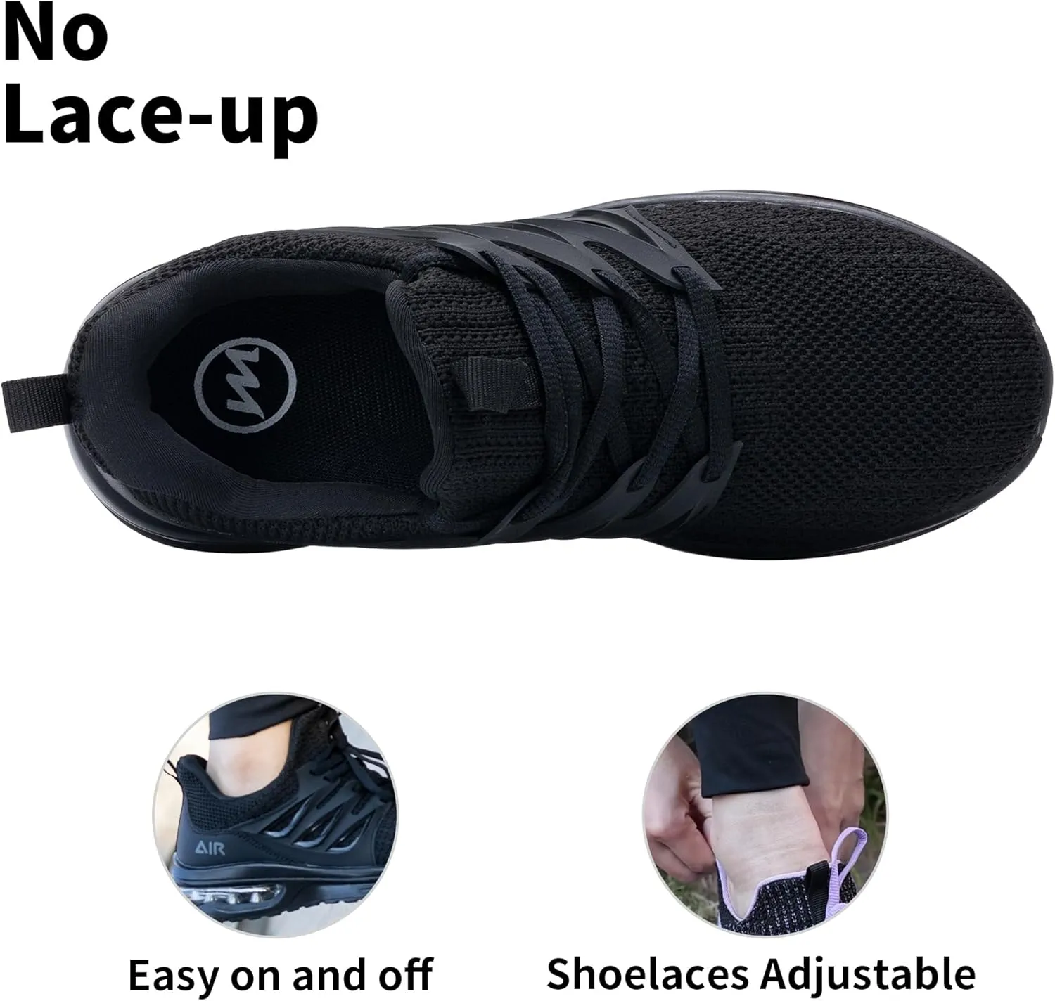 SURRAY Womens Tennis Shoes Slip on Walking Running Sneakers Comfortable Lightweight Gym Sports Workout Footwear US 5.5-11
