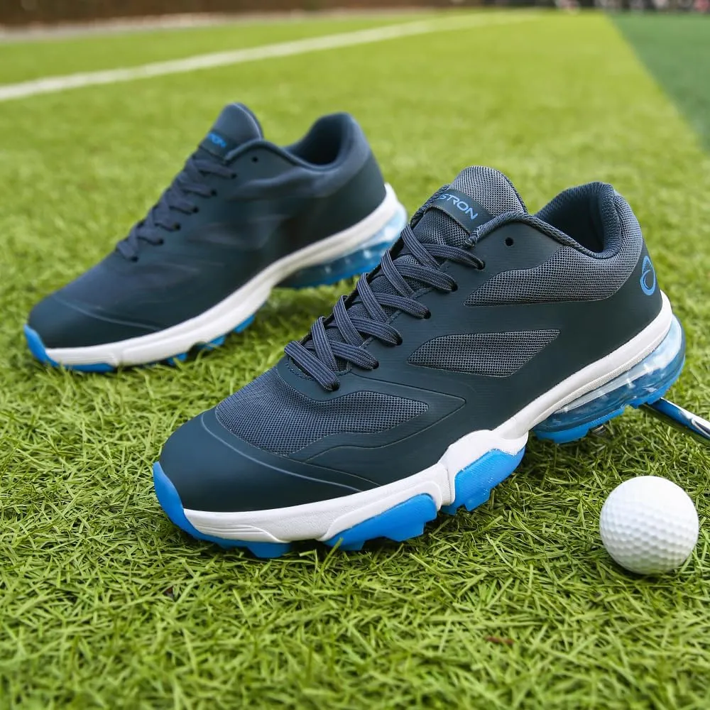 THESTRON New Men Golf Shoes 8 Spikes Professional Outdoor Golf Sport Sneaker for Men