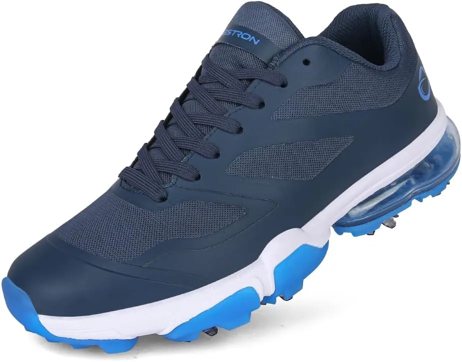 THESTRON New Men Golf Shoes 8 Spikes Professional Outdoor Golf Sport Sneaker for Men