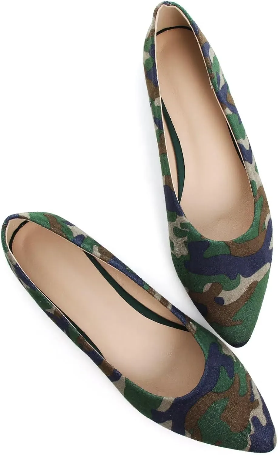 TN TANGNEST Womens Ballet Flats Pointed Toe Flat Shoes Cute Slip On Loafers Comfortable Dress Shoes