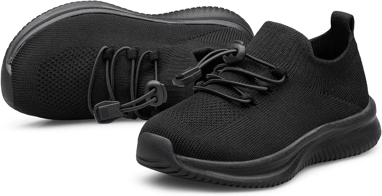 Toddler/Little Kid/Big Kid Boys Girls Shoes Kids Sneakers Lightweight Breathable Athletic Running Tennis Fitness School Child Sock Shoes