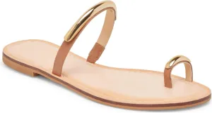 Toe Ring Thong Sandals for Women Open Toe Slide Flat Sandals Casual Summer Dressy Beach Sandals