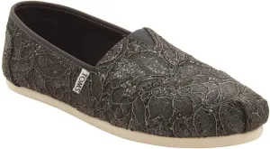 TOMS Womens Alpargata Geometric Slip On Flats Casual - Blue