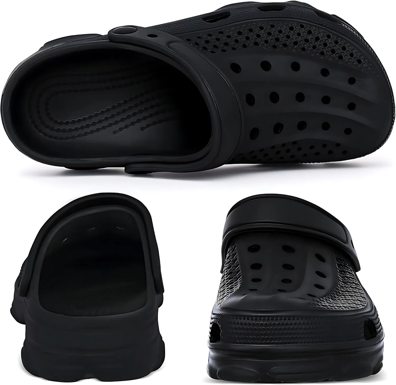 Unisex Garden Clogs,Slip into Non-Slip Comfort with Arch Support,Experience air Cushion Comfort and Easy Slip-on Design, Great for Water Adventures and Casual wear.