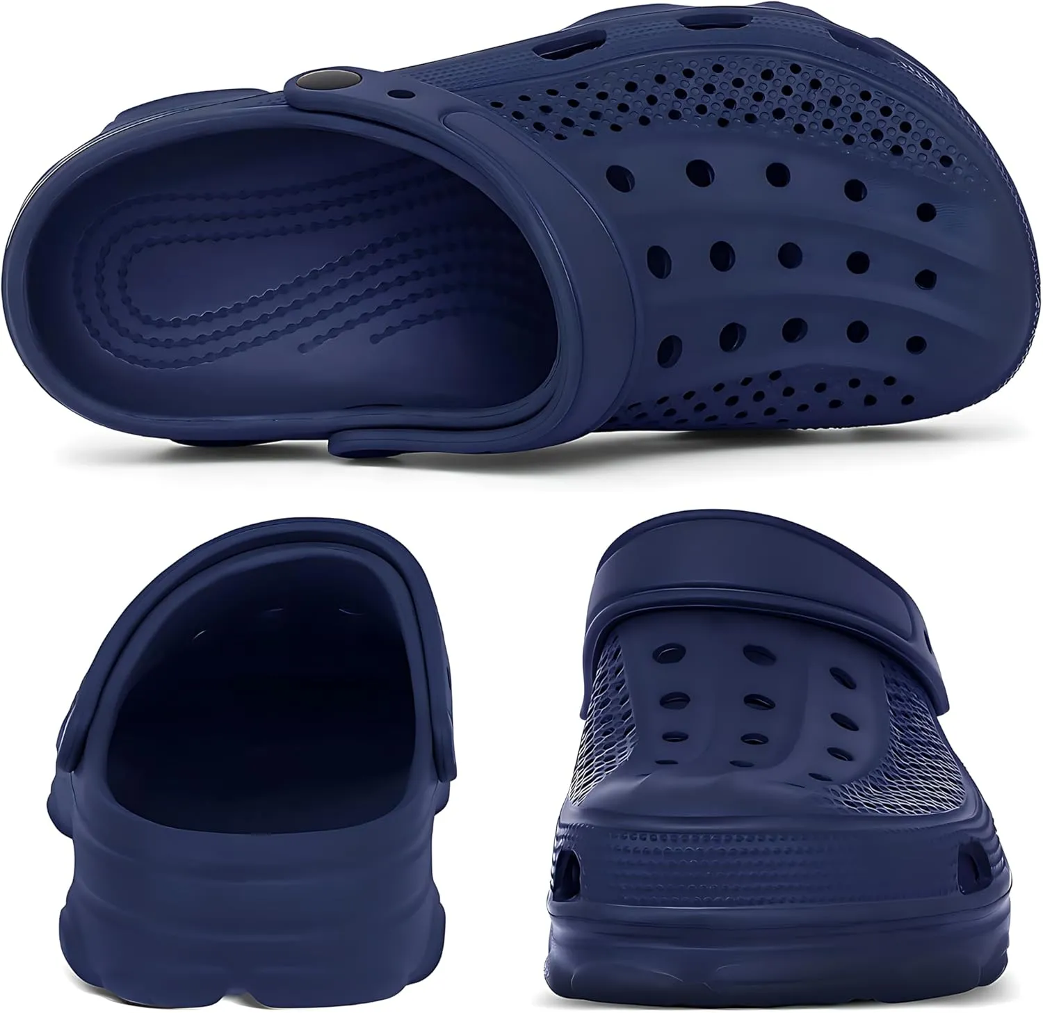 Unisex Garden Clogs,Slip into Non-Slip Comfort with Arch Support,Experience air Cushion Comfort and Easy Slip-on Design, Great for Water Adventures and Casual wear.