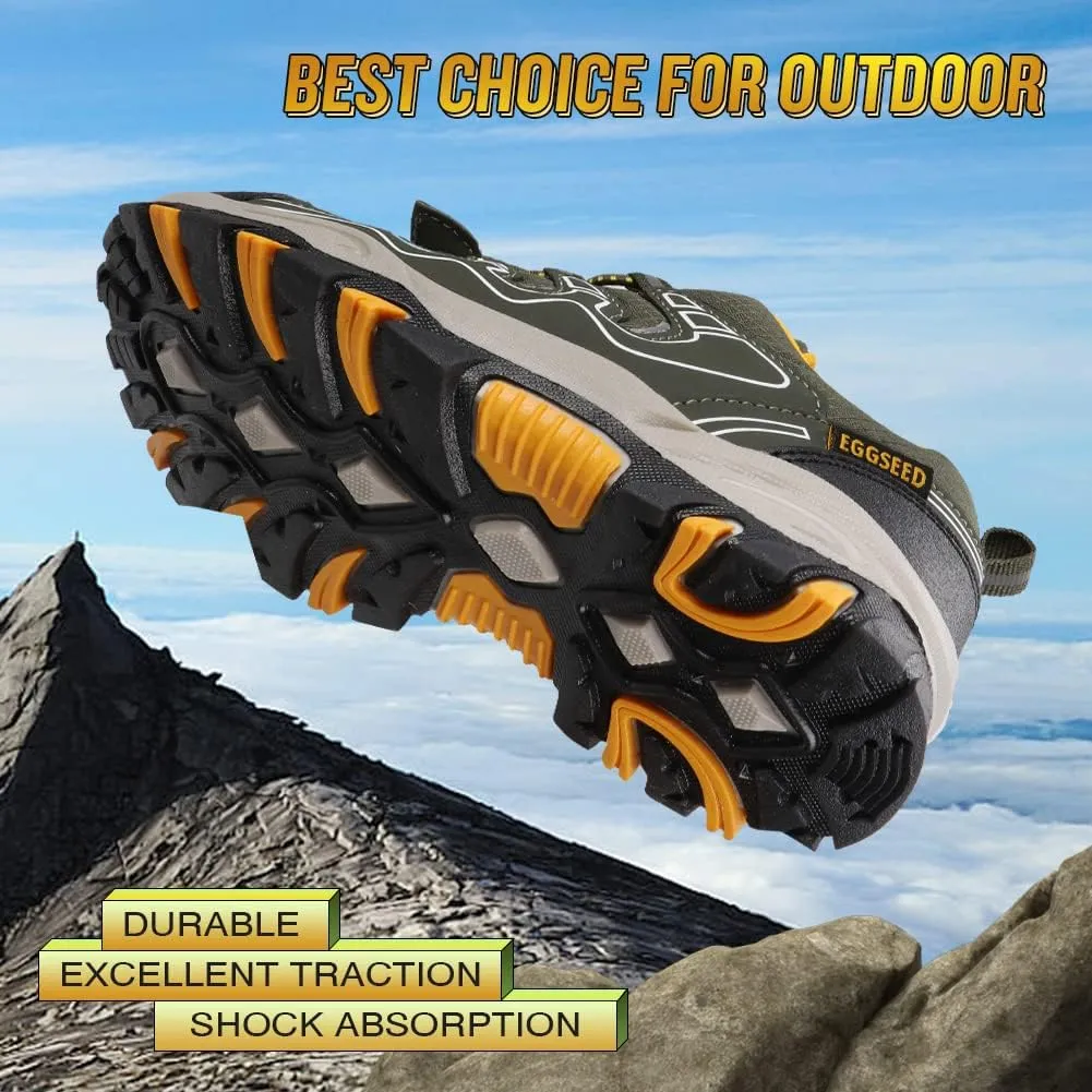 UOVO Boys Shoes Boys Tennis Running Sneakers Waterproof Hiking Shoes Kids Outdoor Fashion Sneakers Slip Resistant (Big/Little Boys)