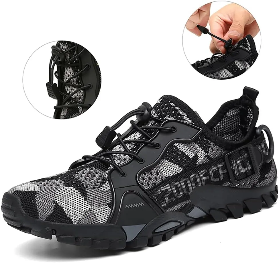 Water Shoes Men Women Outdoor Hiking Shoes Quick Drying Beach Aqua Shoes Travel Trekking Walking Climbing Sneakers
