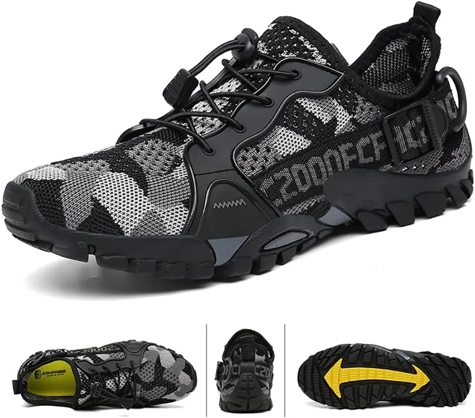 Water Shoes Men Women Outdoor Hiking Shoes Quick Drying Beach Aqua Shoes Travel Trekking Walking Climbing Sneakers