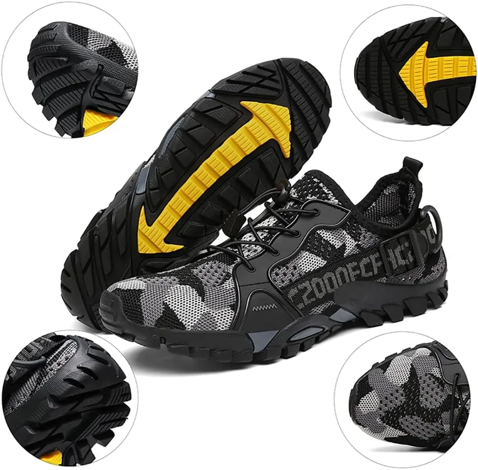 Water Shoes Men Women Outdoor Hiking Shoes Quick Drying Beach Aqua Shoes Travel Trekking Walking Climbing Sneakers