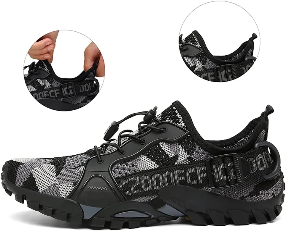 Water Shoes Men Women Outdoor Hiking Shoes Quick Drying Beach Aqua Shoes Travel Trekking Walking Climbing Sneakers