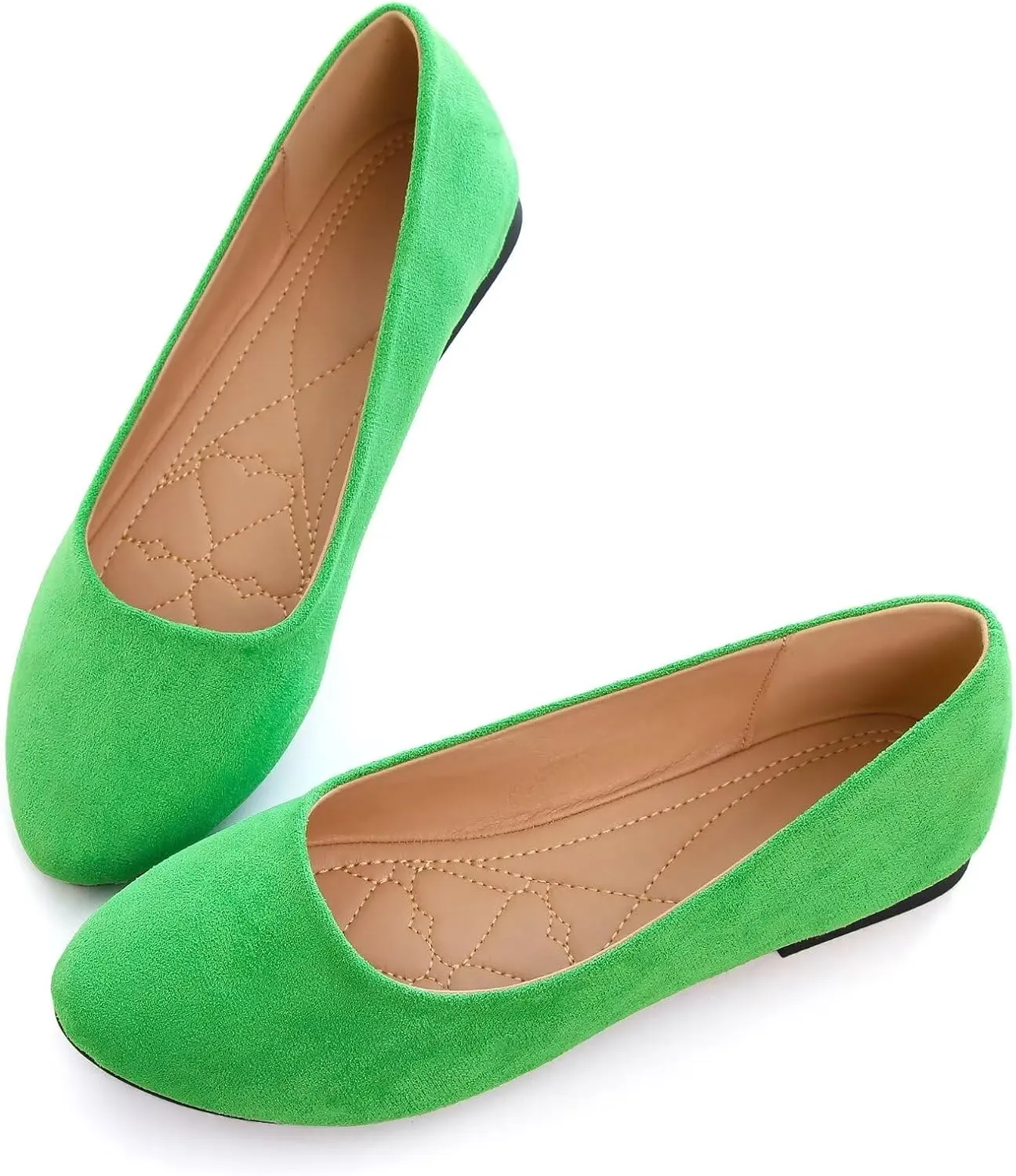 WENJIAZHIZHI Womens Camouflage Ballet Flats Dress Shoes for Women Dressy Comfortable Pointed Toe Slip On Shoes Go Hiking