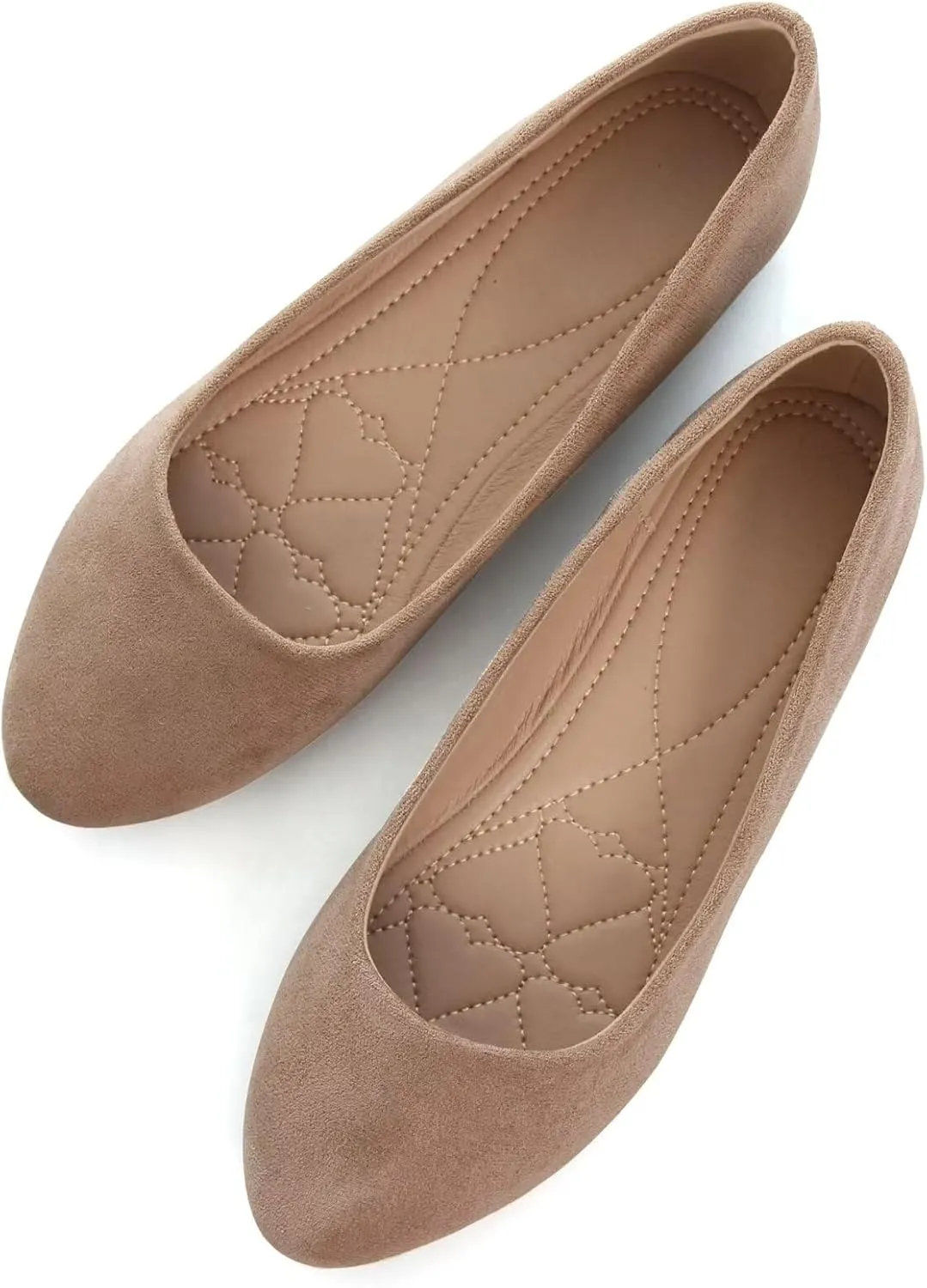 WENJIAZHIZHI Womens Camouflage Ballet Flats Dress Shoes for Women Dressy Comfortable Pointed Toe Slip On Shoes Go Hiking