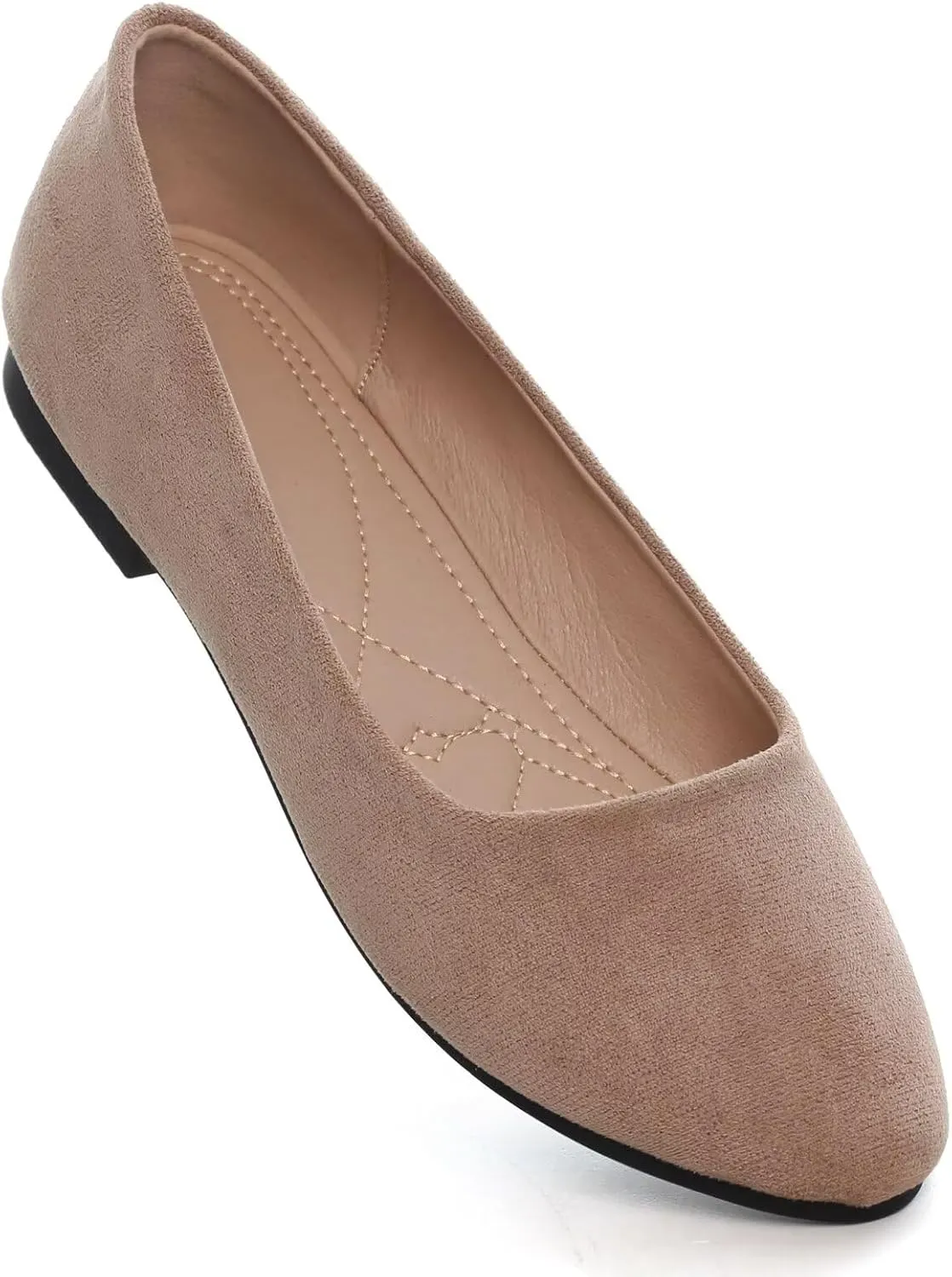 WENJIAZHIZHI Womens Camouflage Ballet Flats Dress Shoes for Women Dressy Comfortable Pointed Toe Slip On Shoes Go Hiking
