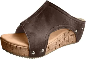 Women's 2025 Summer Orthopedic Platform Wedge Sandals Casual Open Toe Hollow Out Slingback Fashion Slip on Slippers Boho Casual High Wedges Walking Wedding Party Dress Strappy Footwear