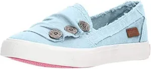 Women's Canvas Casual Buttons Flats Shoes Slip-on Round Toe Breathable Comfortable Lightweight Ballet Low Top Lazy Walking Shoes