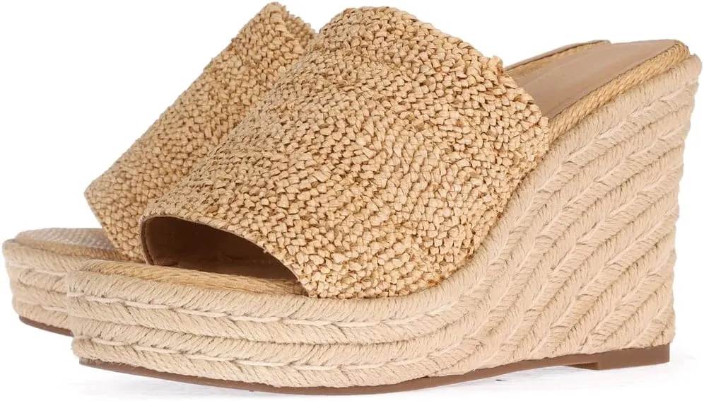 Women's Platform Sandals Wedge Ankle Strap Open Toe Sandals