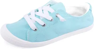 Women's Slip On Canvas Sneaker Low Top Casual Walking Shoes Classic Comfort Flat Fashion Sneakers