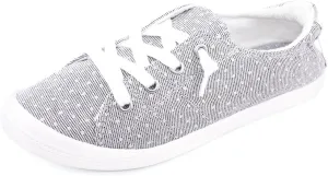 Women's Slip On Canvas Sneaker Low Top Casual Walking Shoes Classic Comfort Flat Fashion Sneakers