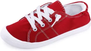 Women's Slip On Canvas Sneaker Low Top Casual Walking Shoes Classic Comfort Flat Fashion Sneakers