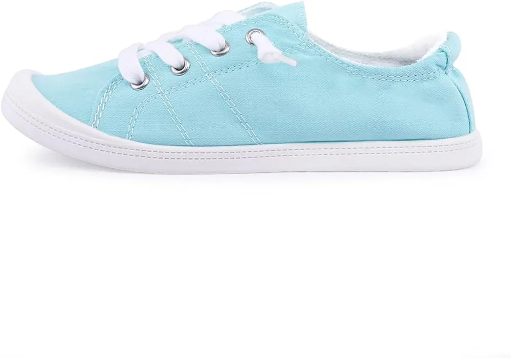 Women's Slip On Canvas Sneaker Low Top Casual Walking Shoes Classic Comfort Flat Fashion Sneakers