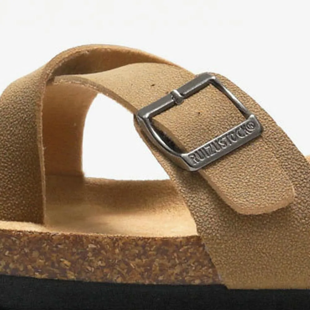 Women's Thong Sandals Open Toe Slip On Slippers Comfort Cork Footbed Open Tote Summer Beach Flat Sandals 2025