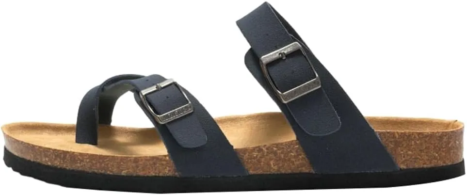 Women's Thong Sandals Open Toe Slip On Slippers Comfort Cork Footbed Open Tote Summer Beach Flat Sandals 2025