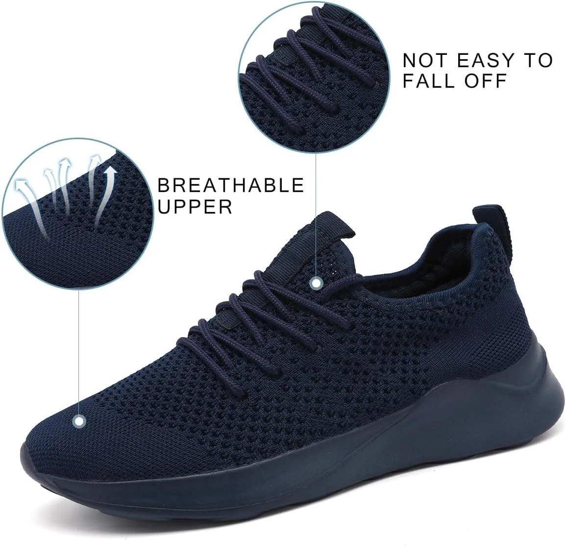 Women's Walking Shoes Tennis Sneakers Casual Lace Up Lightweight Running Shoes Slip On Gym Out Workout Shoes