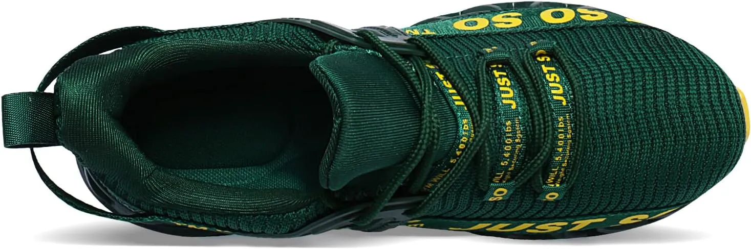 WONESION Mens Breathable Walking Tennis Running Shoes Blade Fashion Sneakers