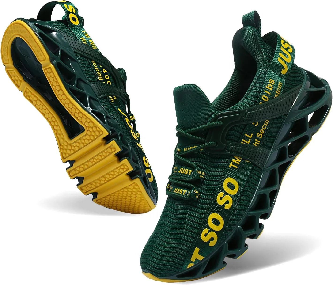 WONESION Mens Breathable Walking Tennis Running Shoes Blade Fashion Sneakers