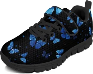 YEXIATODO Boys Girls Sneakers Kids No Tie Shoelaces Shoes Comfort Anti-Slip Walking Shoes for Indoor Outdoor Size 1-13