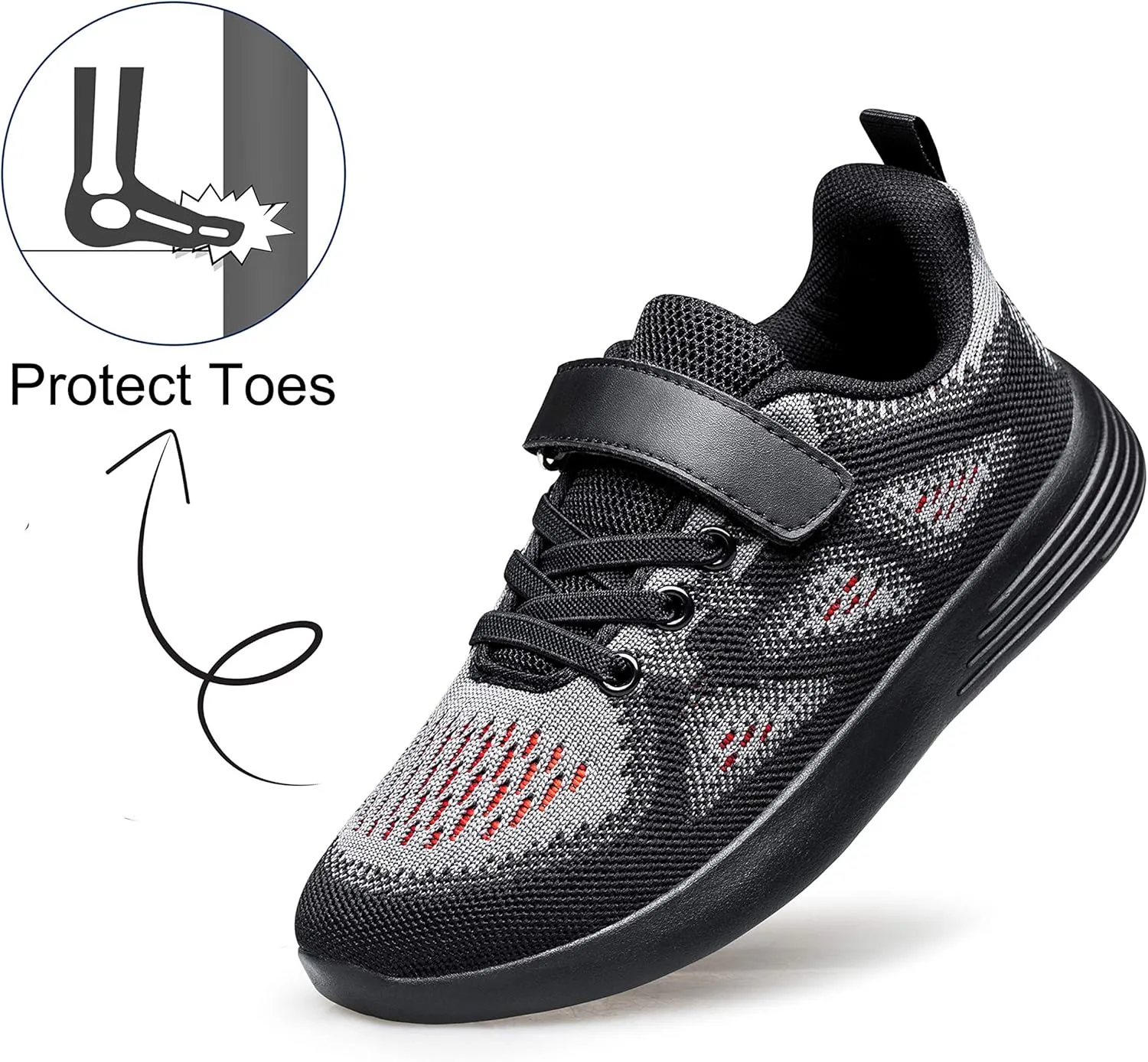 YHOON Boys Girls Sneakers Kids Sports Running Walking Shoes for Toddler/Little Kid/Big Kid