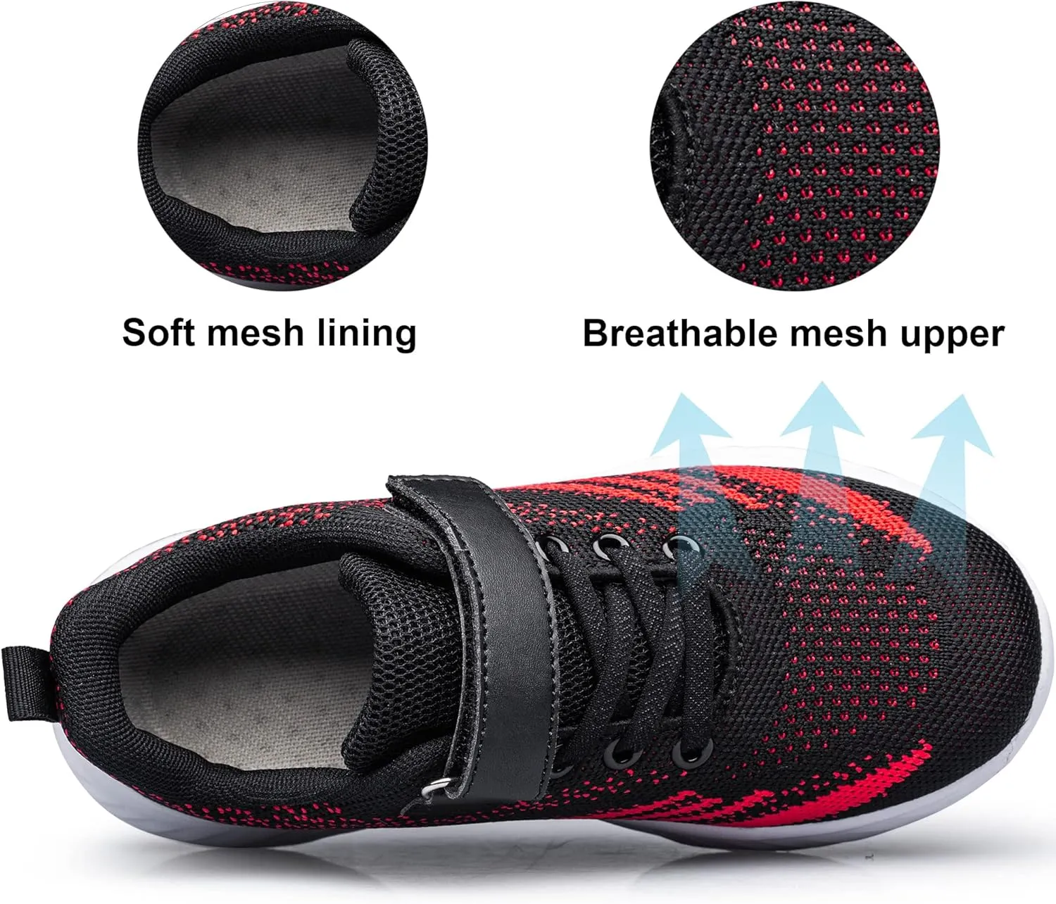 YHOON Boys Girls Sneakers Kids Sports Running Walking Shoes for Toddler/Little Kid/Big Kid