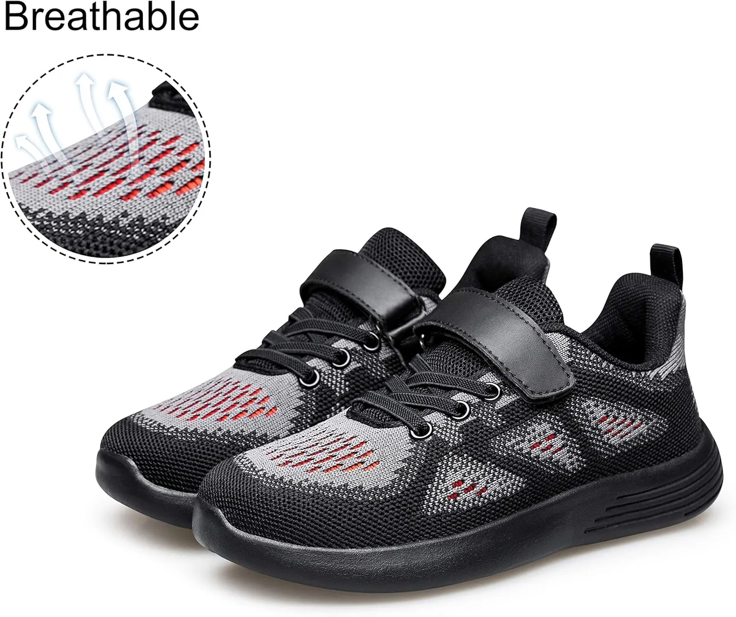 YHOON Boys Girls Sneakers Kids Sports Running Walking Shoes for Toddler/Little Kid/Big Kid