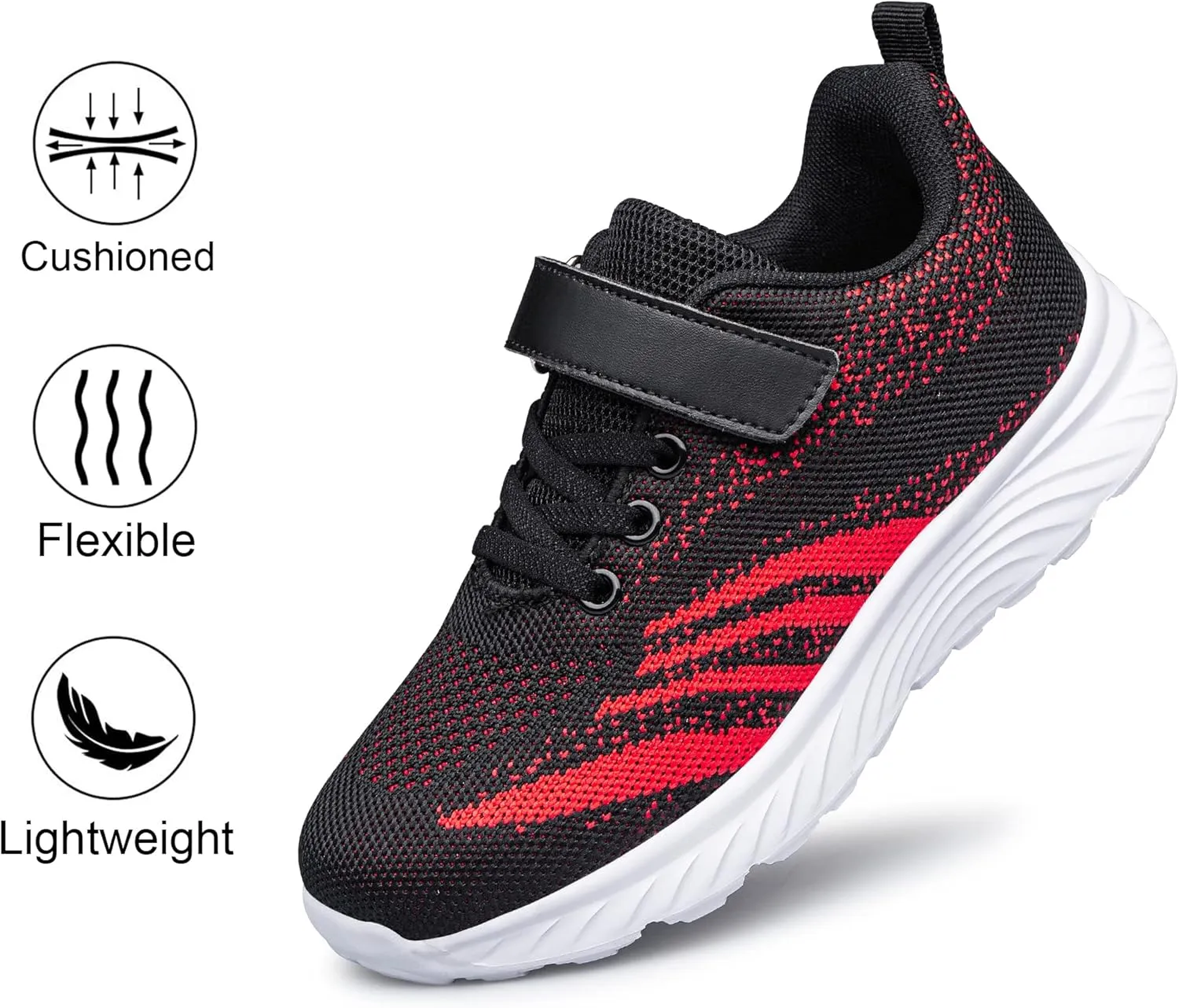 YHOON Boys Girls Sneakers Kids Sports Running Walking Shoes for Toddler/Little Kid/Big Kid